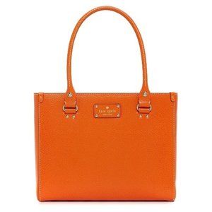 Kate Spade Wellesley Quinn Tote in Orange Sherbet